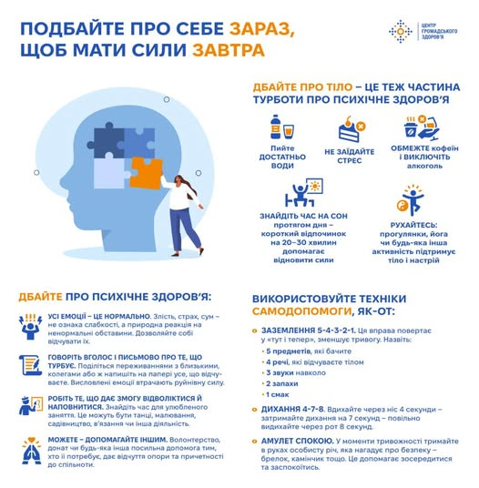 Подбайте про себе сьогодні — щоб мати сили завтра