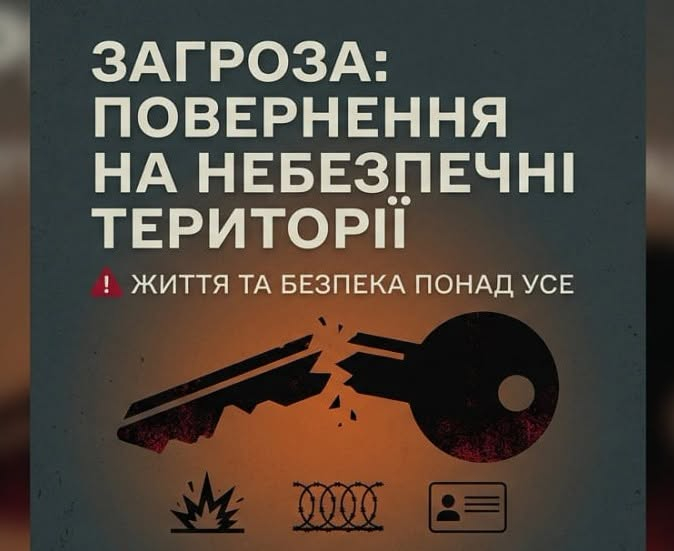 Повернення на тимчасово окуповані території та в зони бойових дій: що варто знати про безпекові ризики