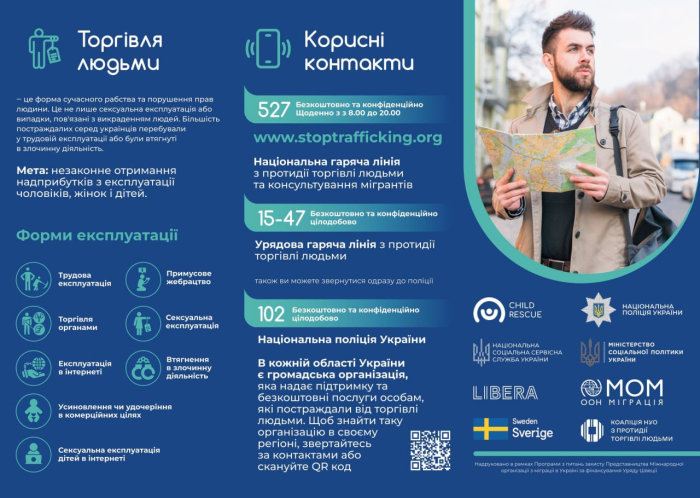 Потрапити у ситуацію торгівлі людьми може кожен та кожна, незалежно від статі, віку, рівня освіти чи кваліфікації!