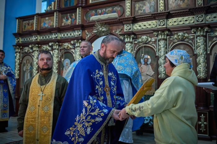 У Кропивницькому Гарнізонному храмі Покрови Пресвятої Богородиці ПЦУ з’явилася унікальна ікона «Сину Мій».