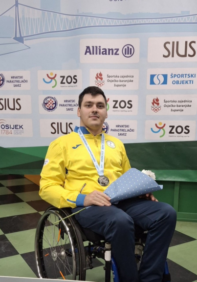 Олексій Голодок - срібний призер чемпіонату Європи з кульової парастрільби