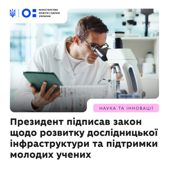 Більше можливостей для науки та молодих учених