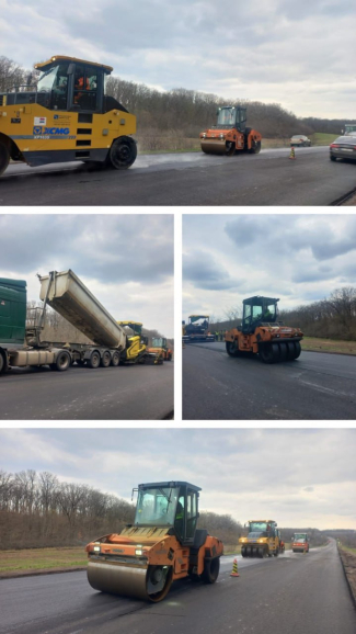 Продовжуються роботи з ліквідації пошкоджень дорожнього покриття на Кіровоградщині