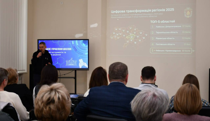 Кіровоградщина увійшла до ТОП-5 регіонів України за темпами цифровізації