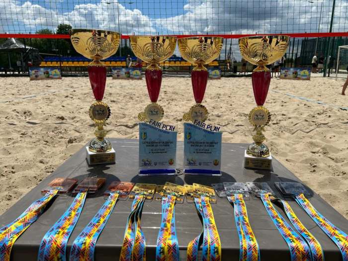 Кропивницькі волейболісти стали срібними призерами чемпіонату України з пляжного волейболу