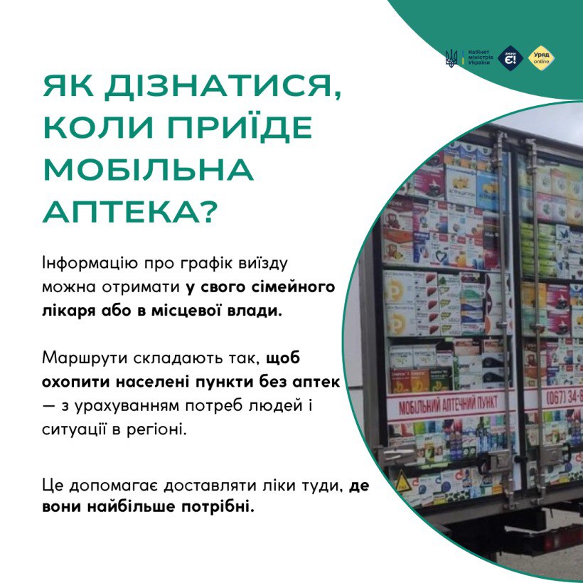 Мобільні аптеки вже працюють у понад 1000 населених пунктах України, забезпечуючи доступ до ліків там, де раніше їх не було - фото 5